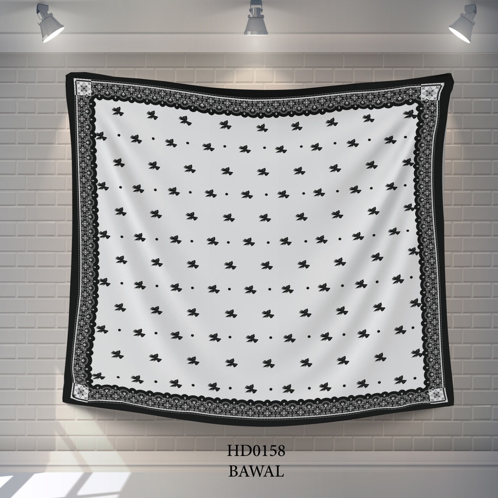 Tudung Bawal (Square Hijab) in HD0158