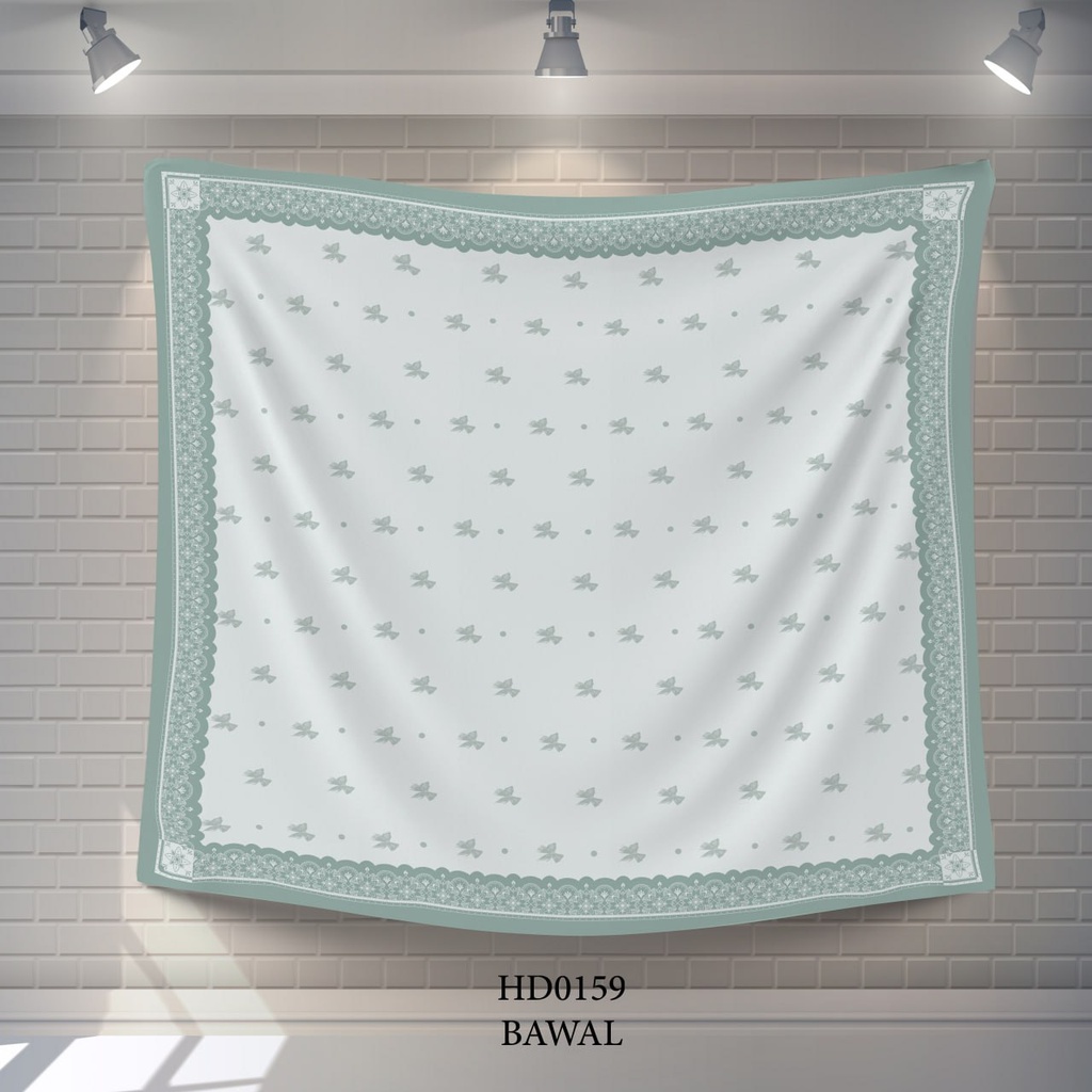Tudung Bawal (Square Hijab) in HD0159