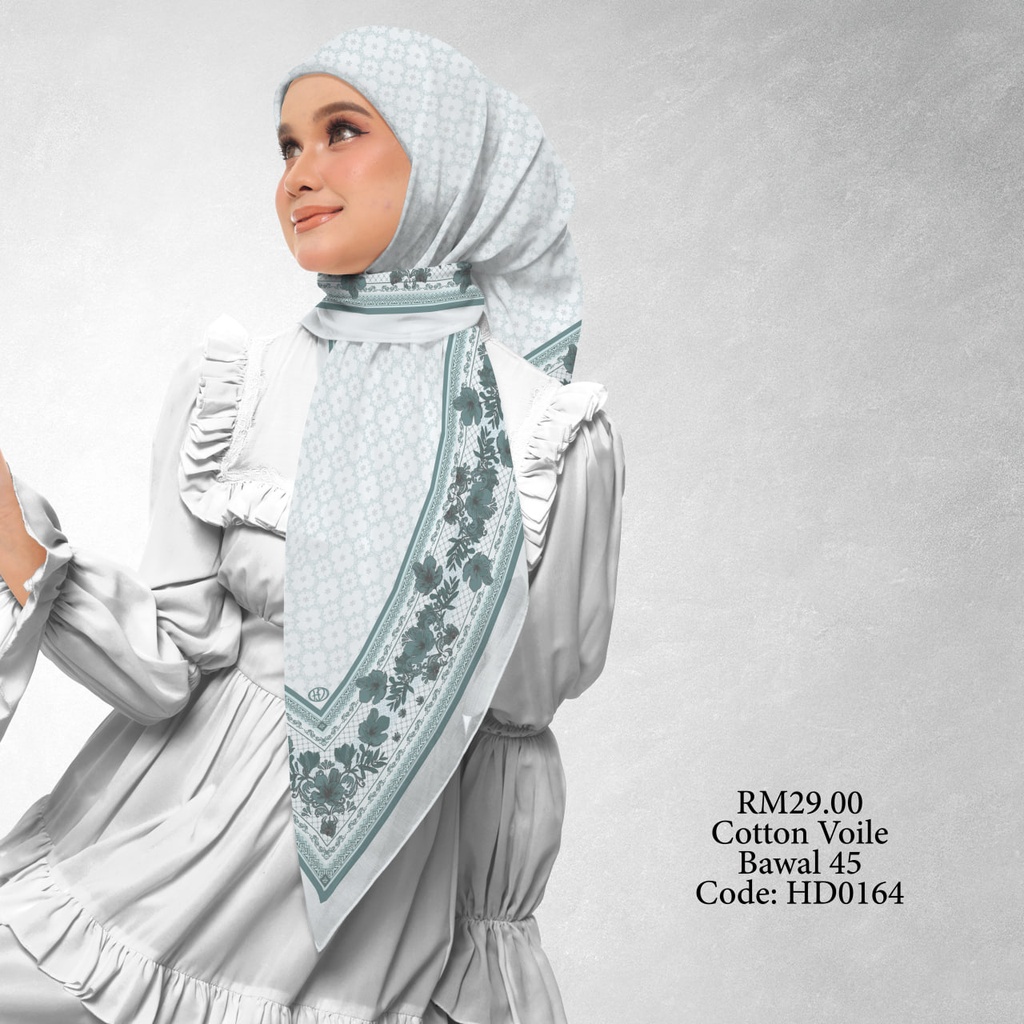 Tudung Bawal (Square Hijab) in HD0164